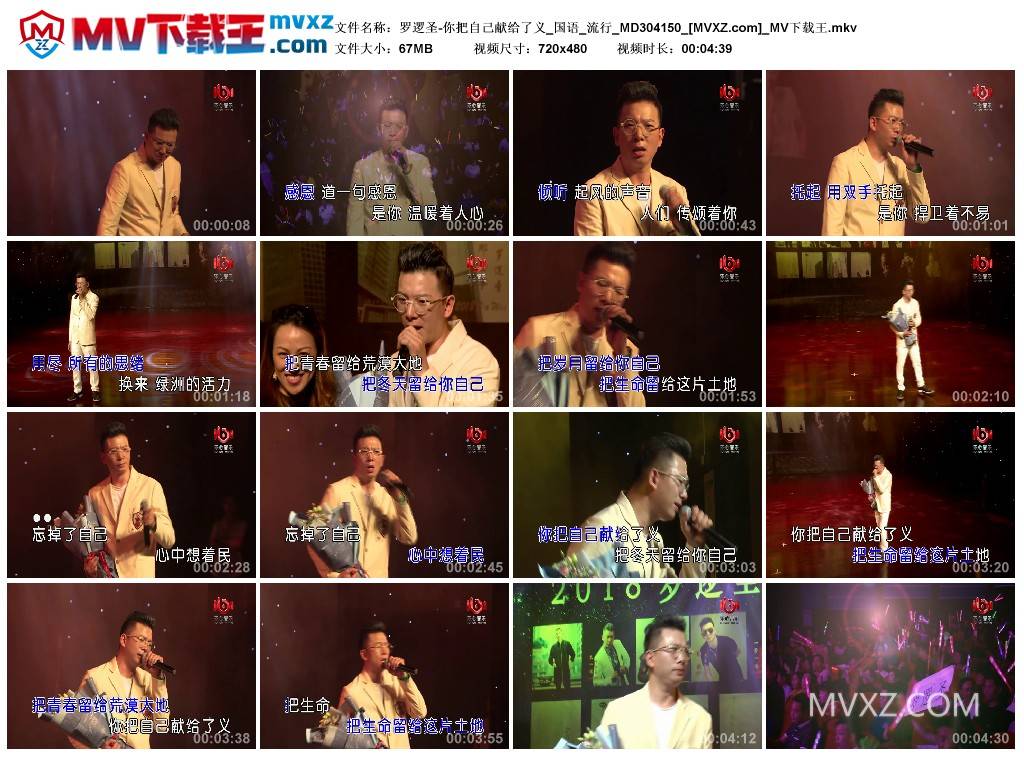 罗逻圣-你把自己献给了义_国语_流行_MD304150